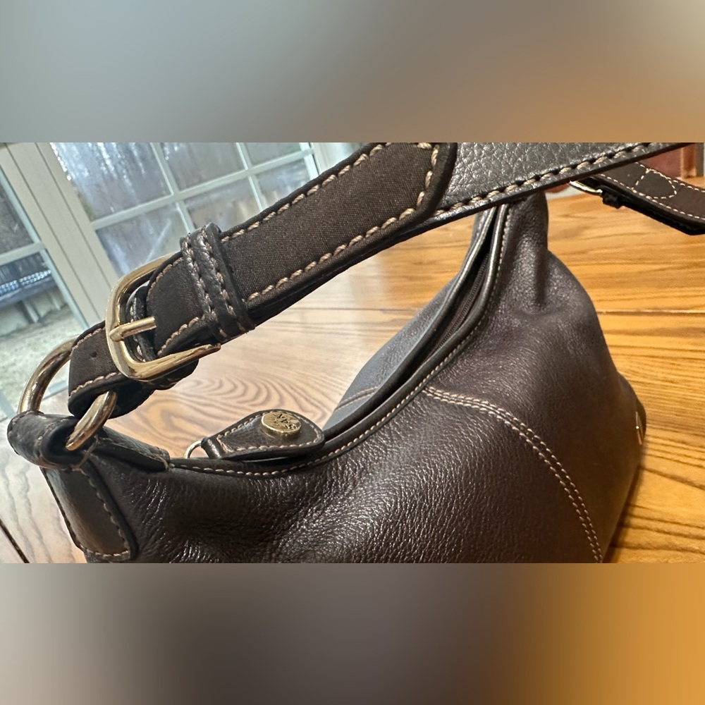 The Sak Dark Brown Leather Shoulder Bag - Picture 4 of 8